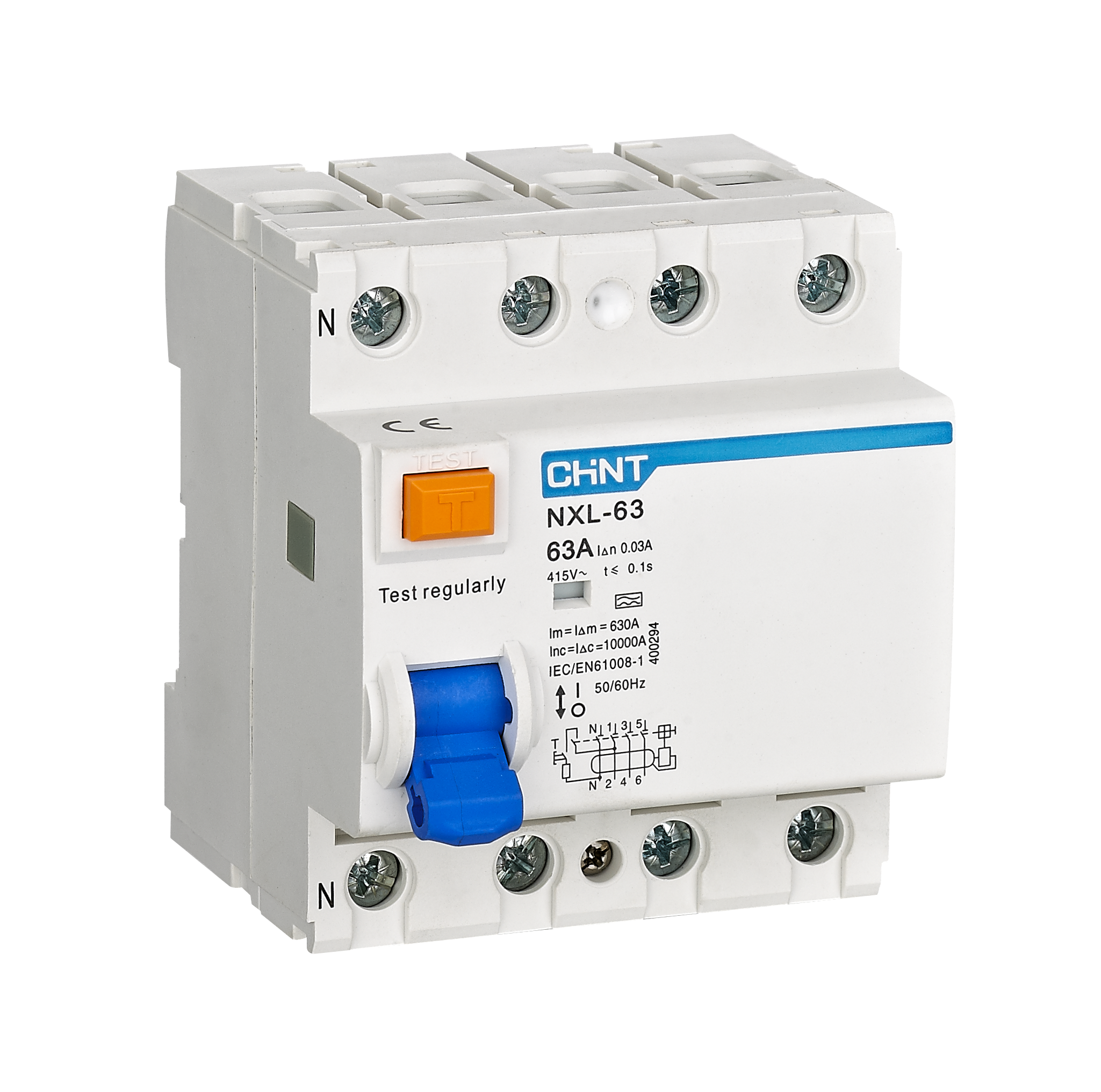 NXL-63 Residual Current Operated Circuit Breaker  without over-current protection (Magnetic)